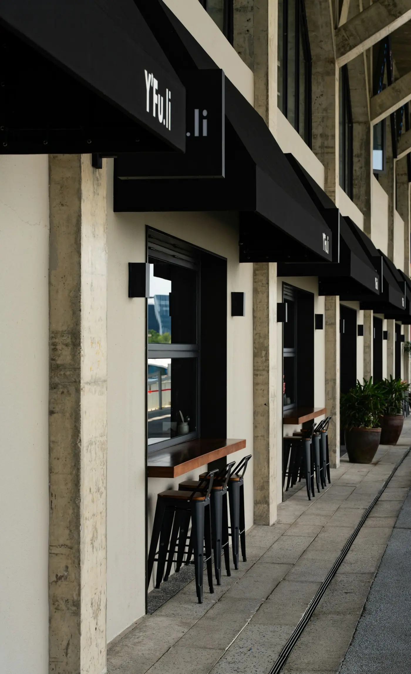 Restaurant mit Markisenanlage in Wien